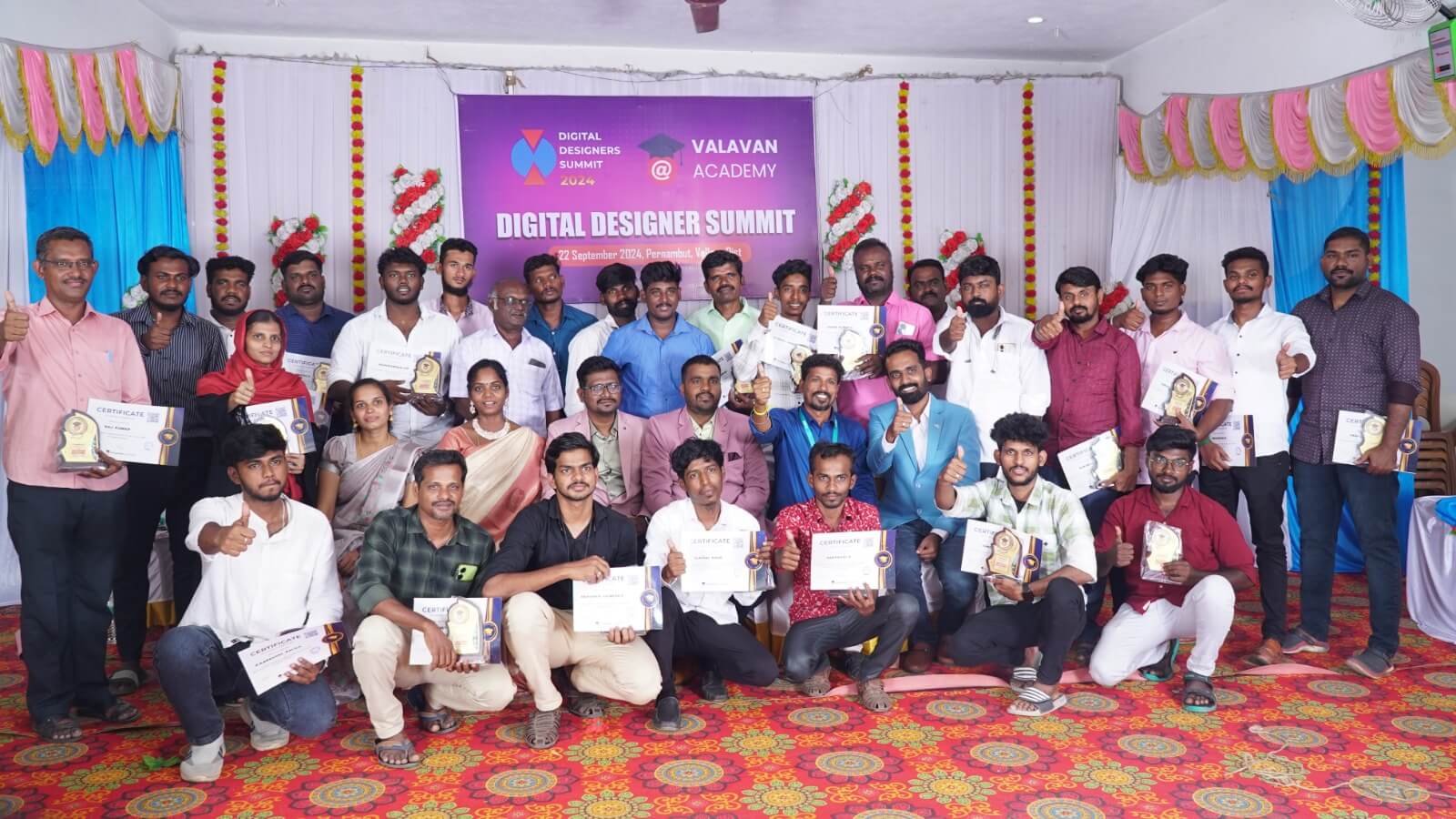 Valavan Academy Certification and Awards (2)