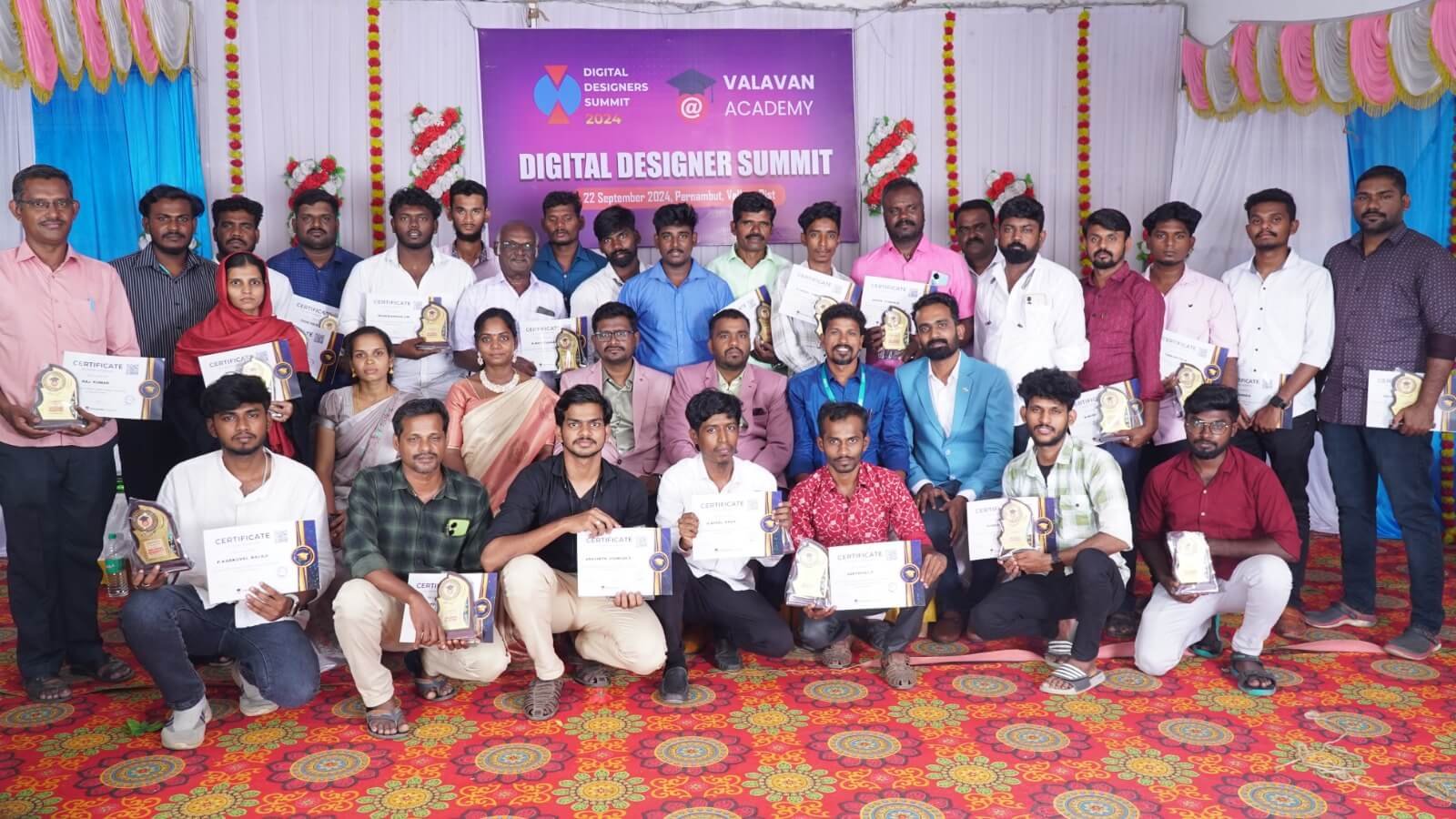 Valavan Academy Certification and Awards (4)